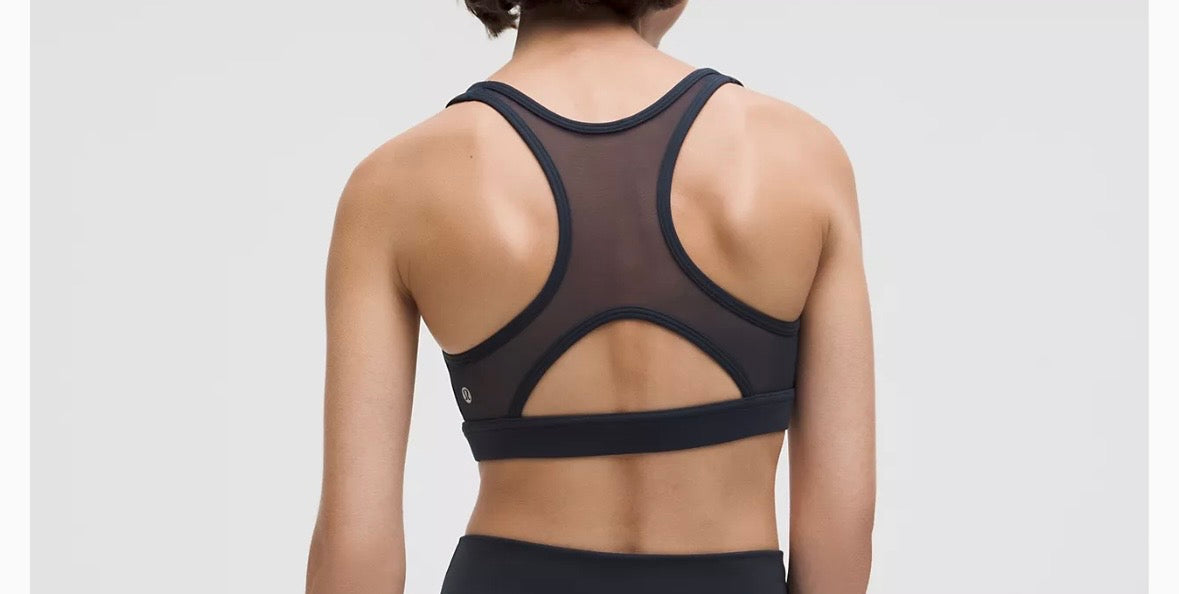 Wunder Train Mesh-Back Sports Bra